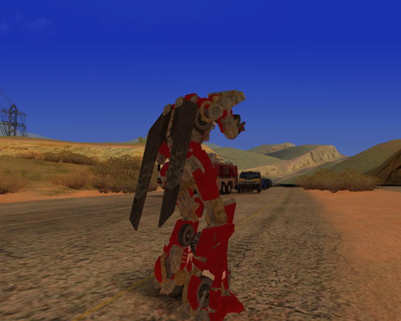 GTA San Andreas Transformers Dotm Sentinel Prime Mod - GTAinside.com